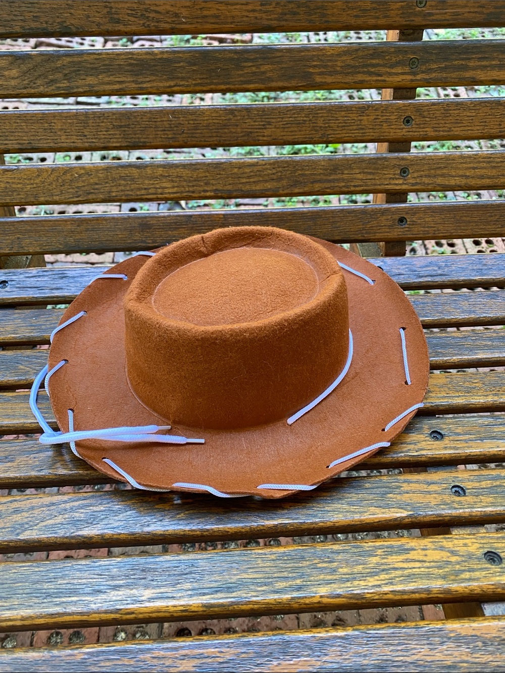 Cowboy western costume hat kids cap brown felt